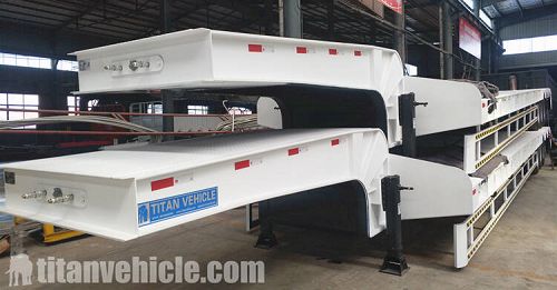 3 Axle Low Loader Semi Trailer Price