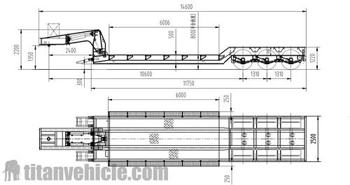Drawing of Lowboy Semi Trailer In Zimbabwe