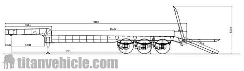 Drawing Of Drop Deck Trailer