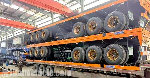 40 Foot Flatbed Container Trailer for Sale In Guinea Conakry