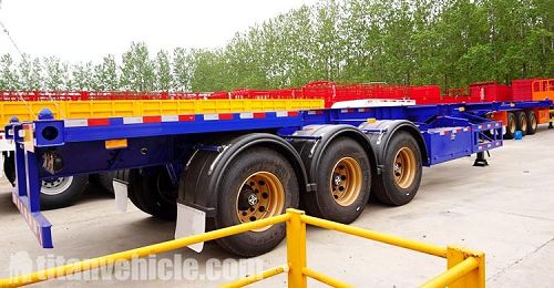 Tri Axle Skeleton Semi Trailer for Sale Price
