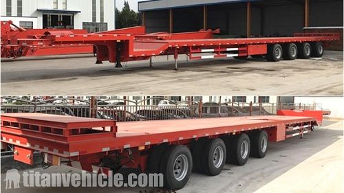 4 Axle Extendable Windmill Blade Trailer for sale