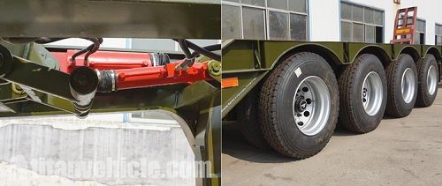 Factory Show of Gooseneck Trailer 150 Ton