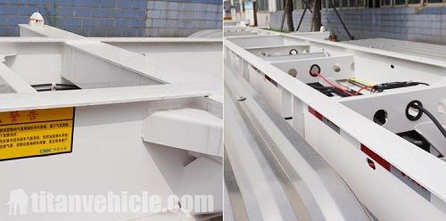 Details of Tri Axle Skeleton Semi Trailer