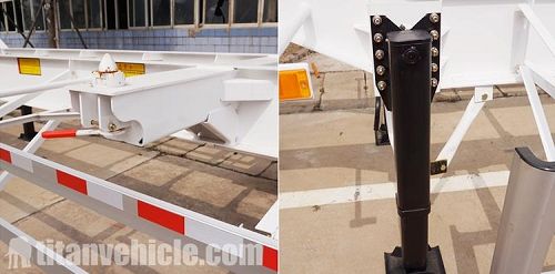 Factory Show of 20/40Ft Skeleton Semi Trailer