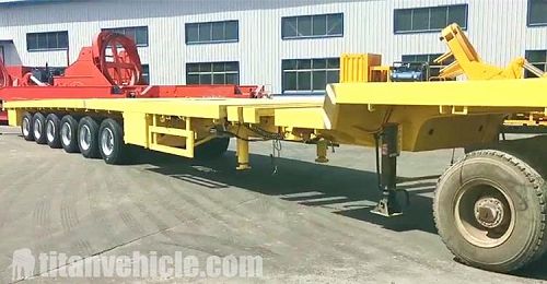 6 Axle Extendable Trailer for Sale Manufacturer
