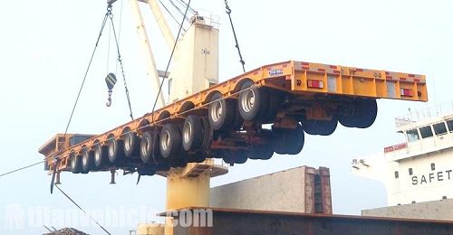 10 Axle Extendable Lowbed Trailer Price Manufacturer