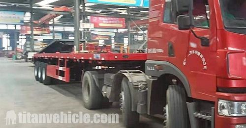 3 Axle Flatbed Trailer for Sale Manufacturer