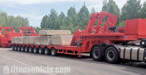 120 Ton Extendable Trailer for Sale In Vietnam
