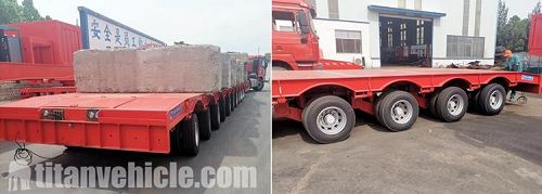 Operating of 120 Ton Extendable Trailer