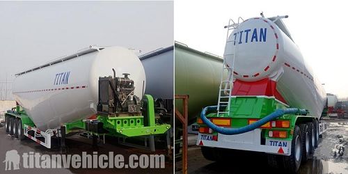 60CBM Bulk Cement Tanker Truck Trailer