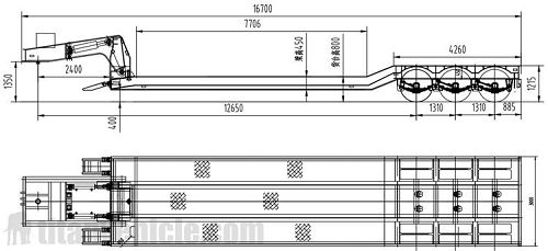 gooseneck trailer drawing
