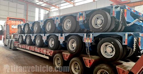Hydraulic Axle Modular Trailer for Sale in Nigeria - TITAN Vehicle