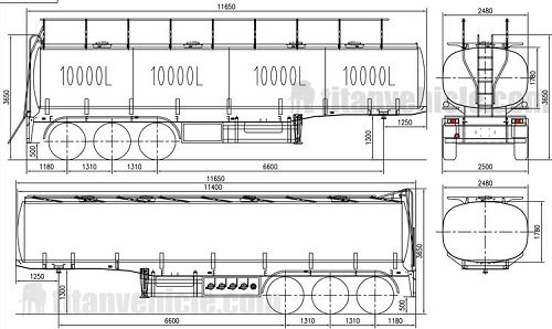 Fuel Tanker Trailer Price Manufacturer