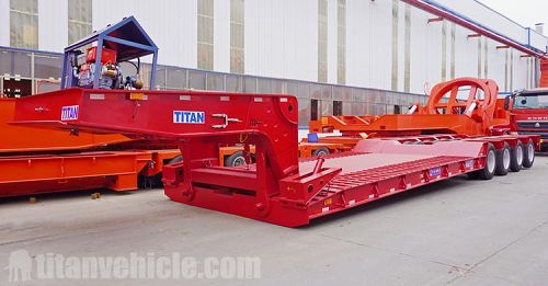 4 Line 8 Axle Detachable Gooseneck Trailer for Sale In Madagascar
