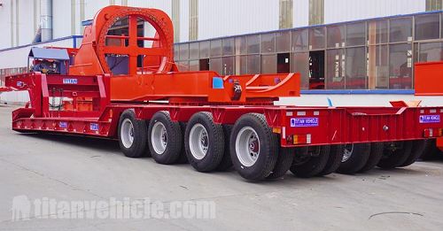 150 Ton Detachable Goosneck Trailer for Sale Manufacturer