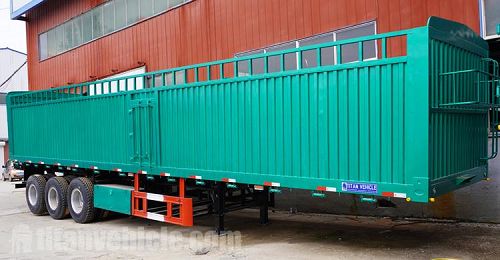 60 Ton Tri Axle Fence Semi Trailer for Sale In Kenya