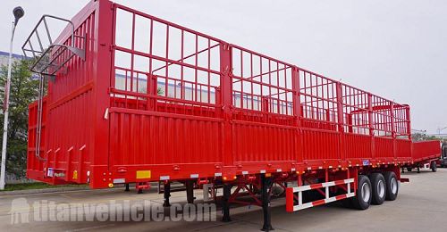 50 Ton Fence Semi Trailer for Sale Price