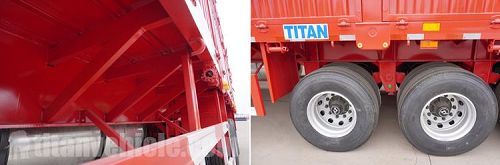 Details of 3 Axle Fence Semi Trailer