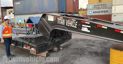 Customers Feedbacak of 3 Axle Removable Gooseneck Trailer