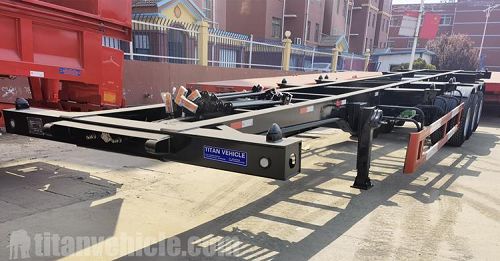 3 Axle 40 Foot Container Tereminal Trailer for Sale Near Me