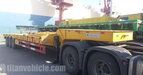 Low Loader Excavator Low Loader Trailer for Sale