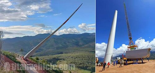 12 Axle Extendable Windmill Blade Trailer for Sale In Vietnam