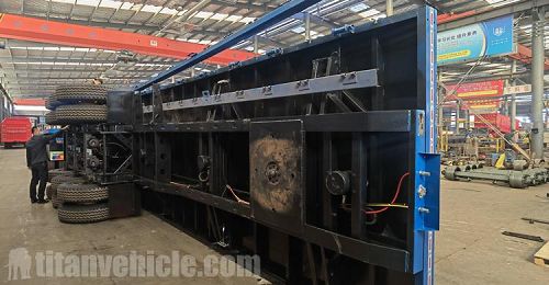 Package of 40Ft Tri Axle Flatbed Trailer Manufacturer