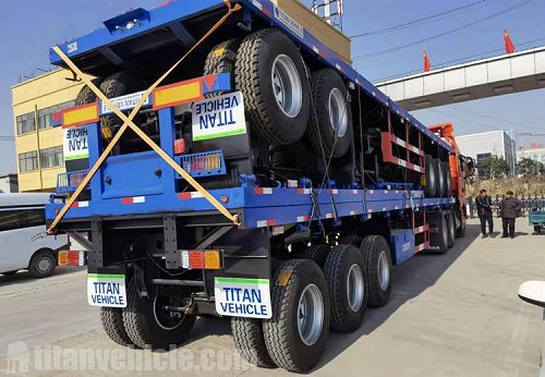 Package of 2 Axle 20Ft Flatbed Trailer