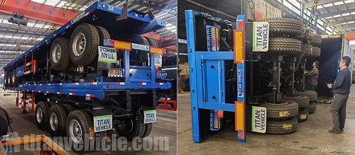 Details of 3 Axle Flat Bed Trailer