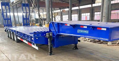 4 Axle Low Bed Truck Trailer for Sale Price in Namibia