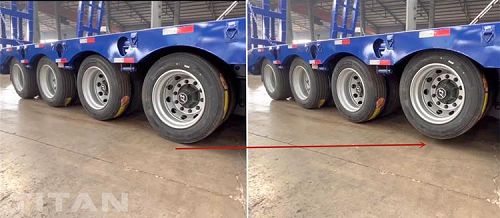 4 Axle Low Bed Truck Trailer for Sale Price in Namibia