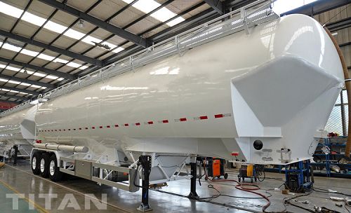 58cbm Wheat Flour Tanker Trailer for Sale in Zimbabwe