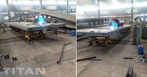 Tri Axle Flatbed Trailer for Sale Near Me in Sudan