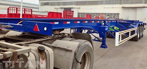 Tri Axle Shipping Container Skeletal Trailer for Sale in Kenya