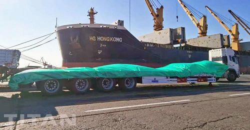 4 Axle Low Loader Trailer 100 Ton for Sale in Mauritius