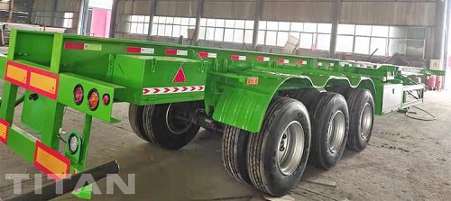 40ft Container Transport Semi Trailer Chassis for Sale in Cote d'Ivoire