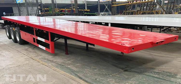 Semi Truck Flatbed Trailer for Sale in Tanzania