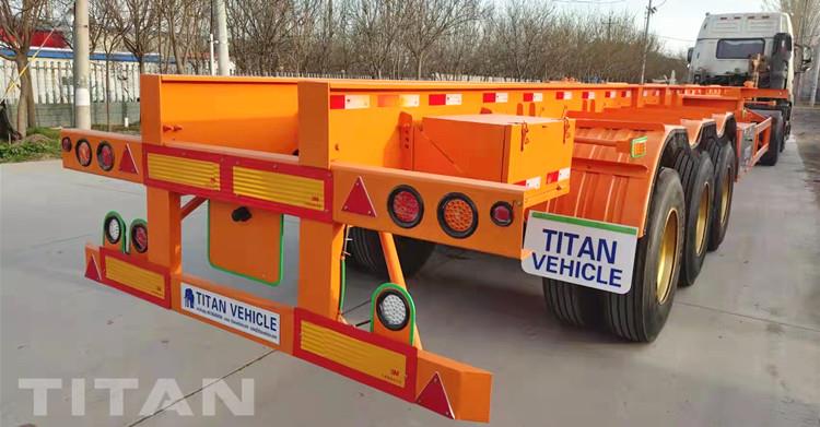 40ft Shipping Container Skeleton Trailer for Sale in Tanzania