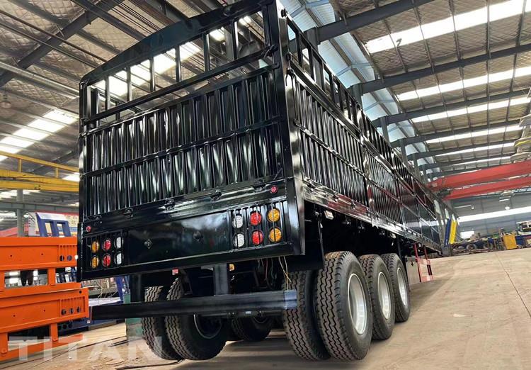 60 Ton Fence Cargo Truck Semi Trailer for Sale in Zimbabwe