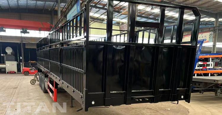 60 Ton Fence Cargo Truck Semi Trailer for Sale in Zimbabwe
