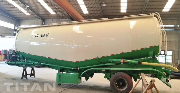 Tri Axle 40cbm Bulk Cement Tanker Truck Trailer for Sale in Guinea