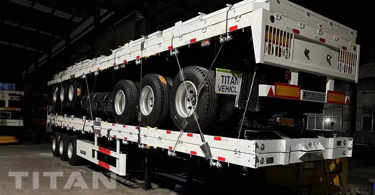 Triaxle Trailer with Side Board for Sale in Senegal