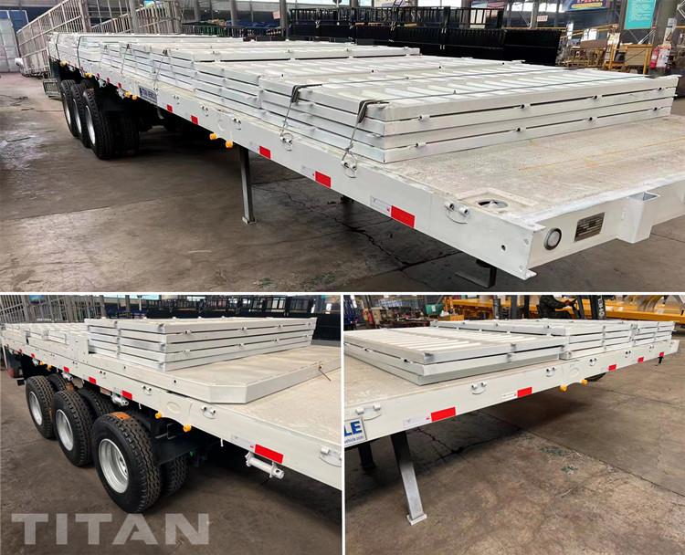 Triaxle Trailer with Side Board for Sale in Senegal
