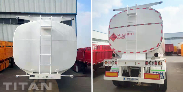 3 Axle 45000 Liters Diesel Fuel Tanker Trailer for Sale in Jamaica
