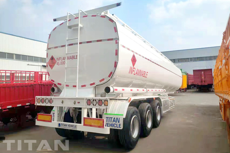3 Axle 45000 Liters Diesel Fuel Tanker Trailer for Sale in Jamaica