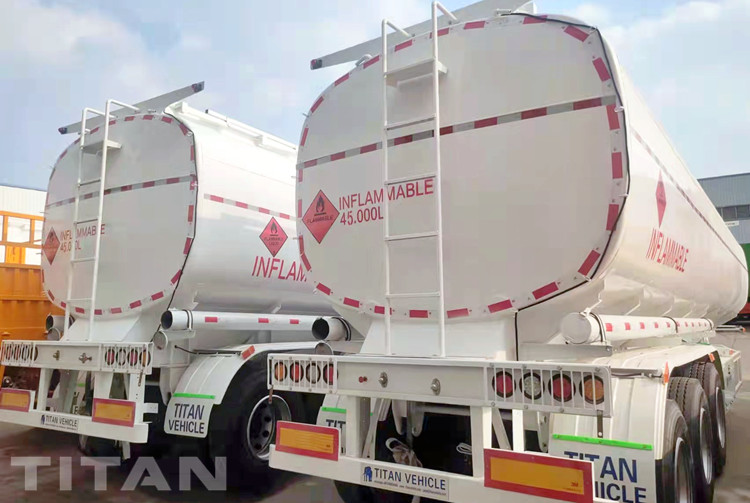 3 Axle 45000 Liters Diesel Fuel Tanker Trailer for Sale in Jamaica