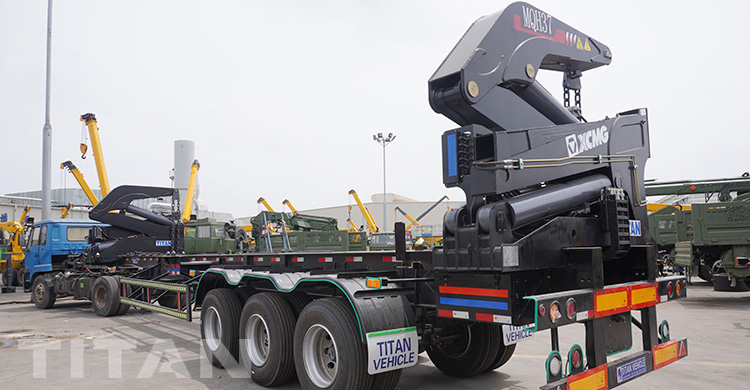 container side loader trailer