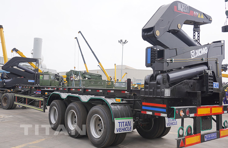 container side loader trailer