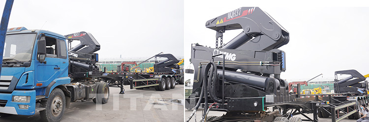 container side loader trailer
